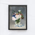 Vintage Flower Vase Painting A38-1