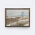 Vintage Winter Scenery Painting A69-2