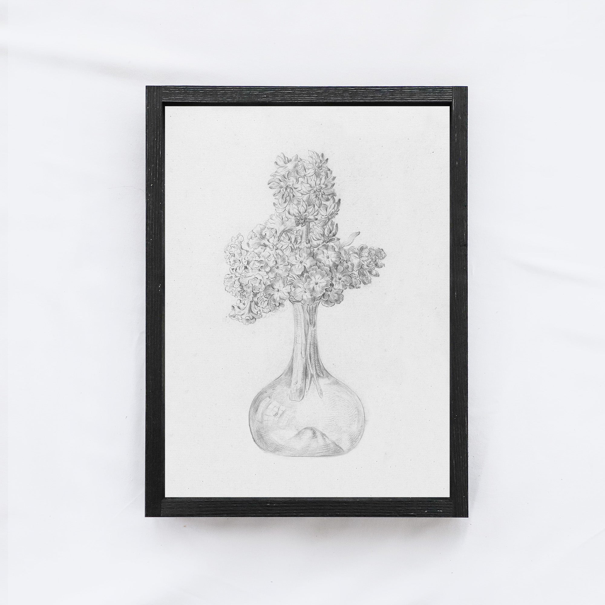 Vintage Flowers In A Vase Sketch A74-2