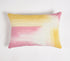 Summer Watercolor Cotton Cushion Cover with Line Embroidery-0