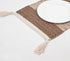 Handwoven Cotton Cocoa Colorblock Placemats (Set of 4)-0