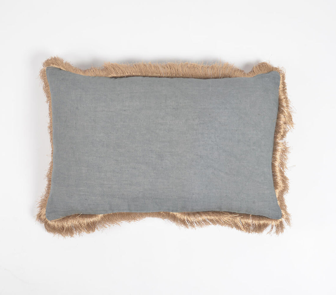 Solid Blue Minimal Pillow Cover-0