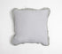 Dyed Monotone Grey Cotton Linen Cushion Cover-0