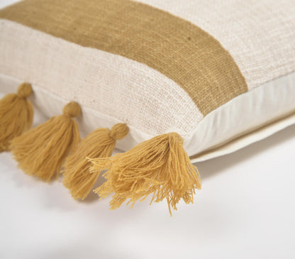 Bohemian Pillow Cover with Tassels-1