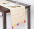 Tasseled Dotted Lines Decoration Runner-0