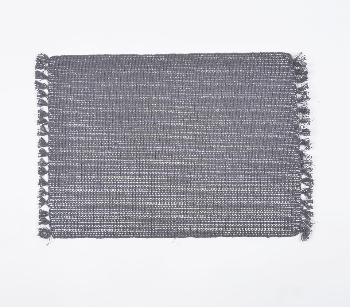 Monochromatic Cotton Placemats (Set of 6)-2