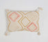 Geometric Tufts Pastel Tasseled Lumbar Cotton Cushion Cover-0