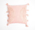 Pastel Cresent Tufted & Tasseled Cushion Cover-0