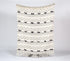 Tufted & Paneled Monotone Throw-0