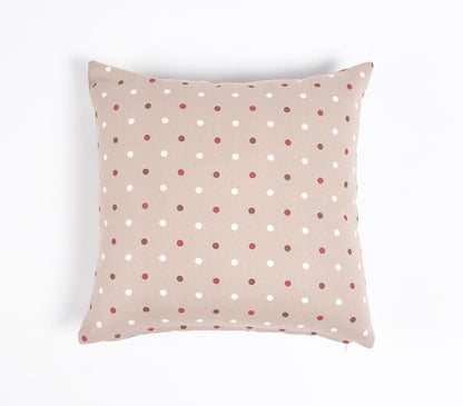 Printed Dots Cotton Cushion Cover-2