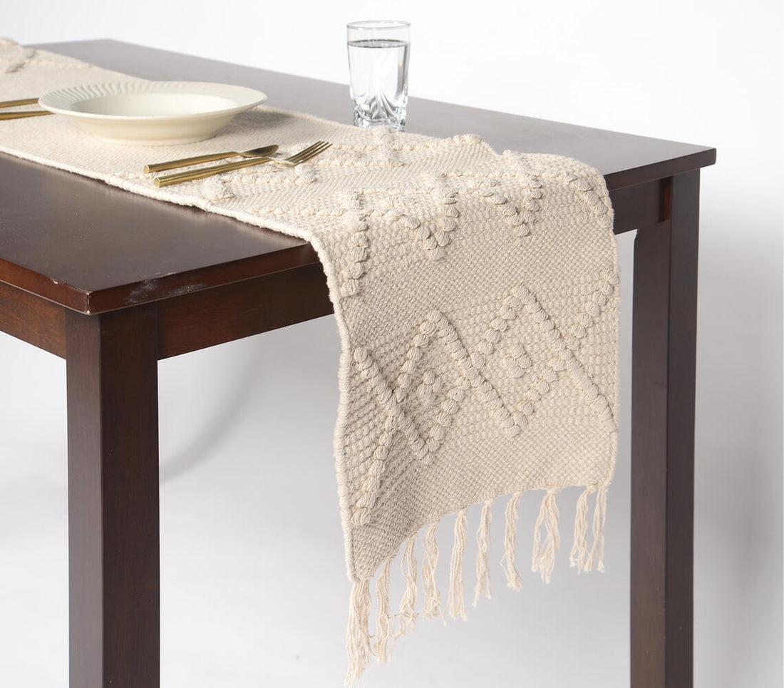 Handwoven Cotton Table runner-1