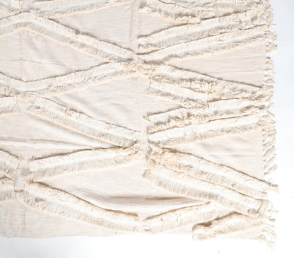 Fringed-Diamond Tasseled Throw-2
