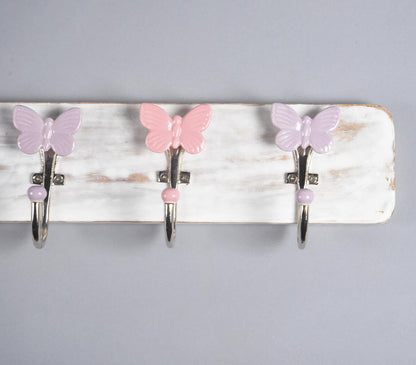 Pastel &amp; Distressed Wood Wall hook-1