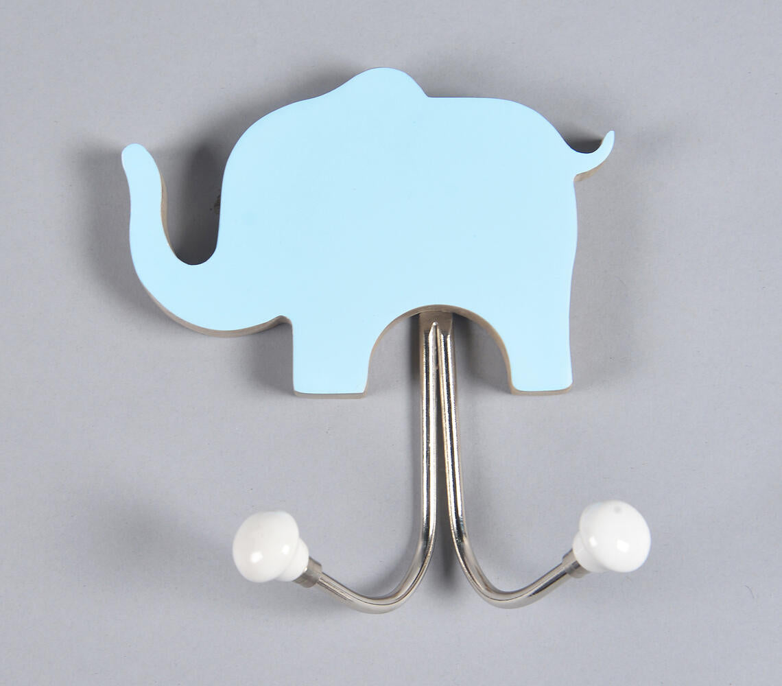 Minimal Wooden Elephant Wall Hook-0