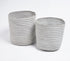 Greyscale Braided Cotton Baskets (Set of 2)-0