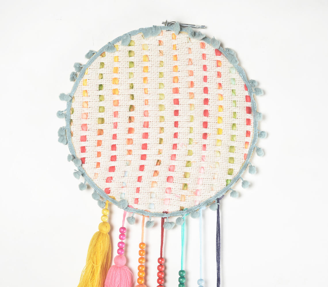 Bohemian Multicolor Tasseled Dreamcatcher-1