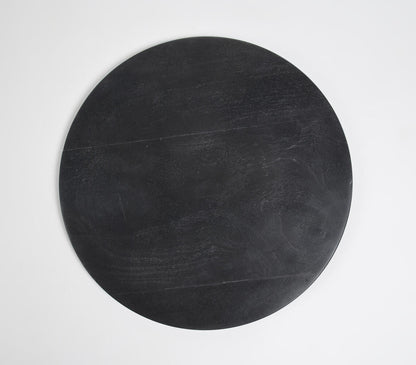 Monochromatic Charcoal Finish Charger Plate-2