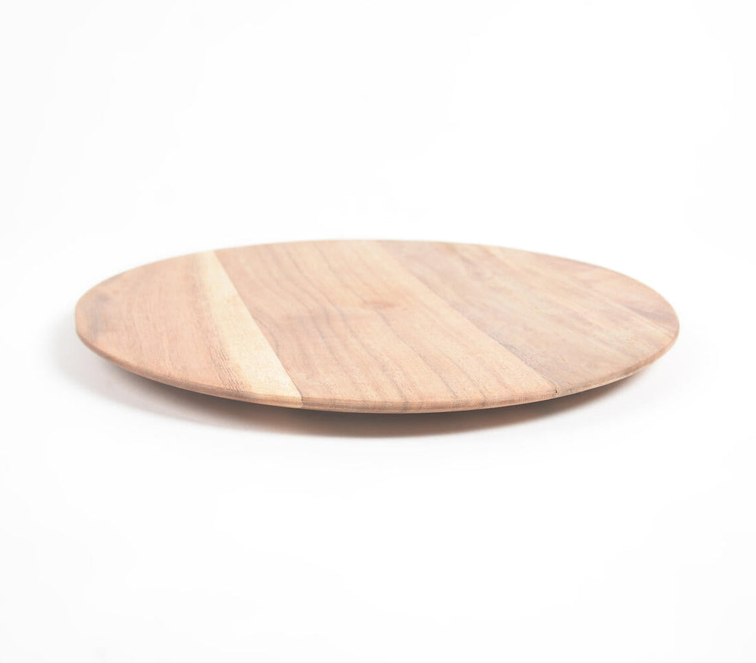 Natural Wooden Minimal Charger Plate-1