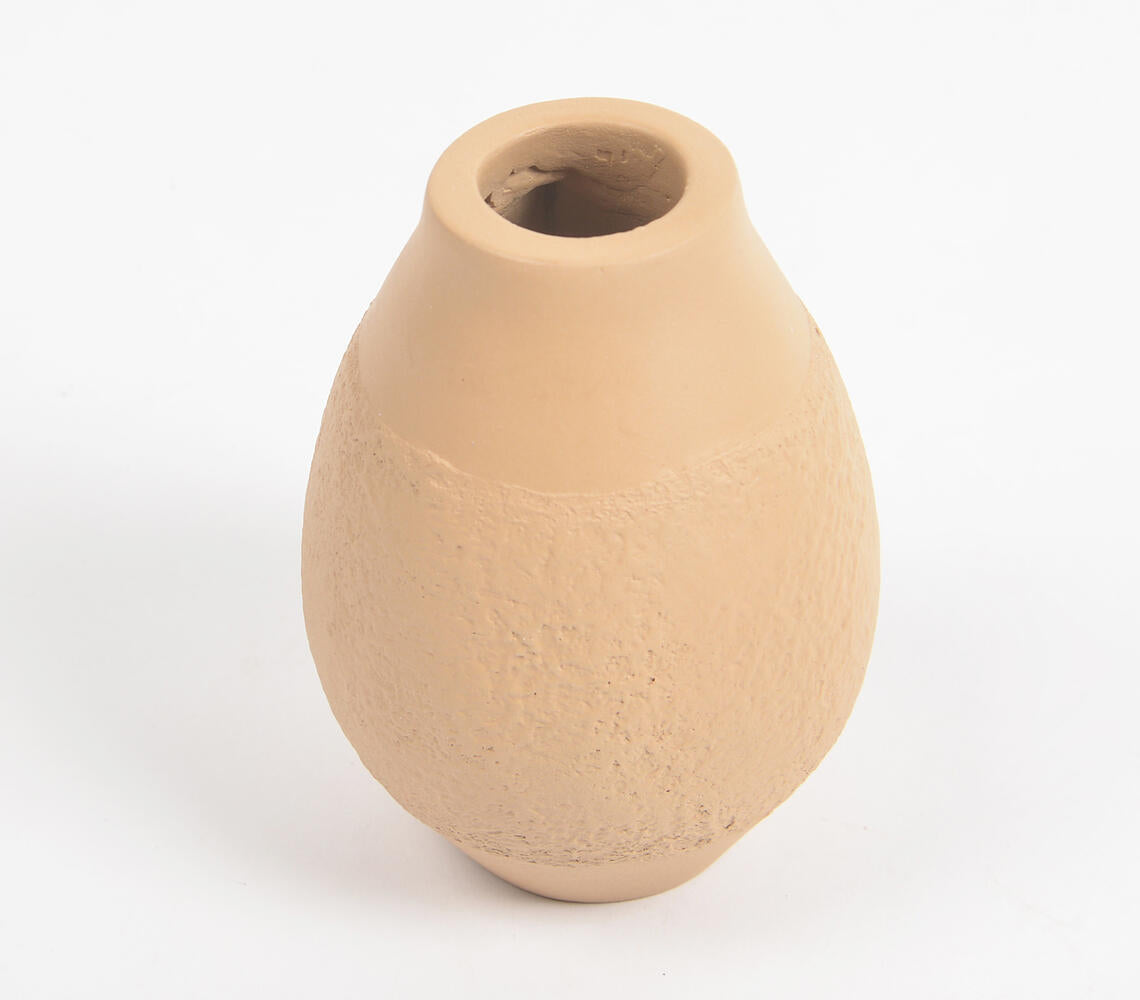 Moulded Wheaten Ecomix Vase-2