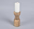 Raw & Earthy Mango Wood Candle Holder-0