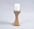 Earthy Mango Wood Candle Holder-0