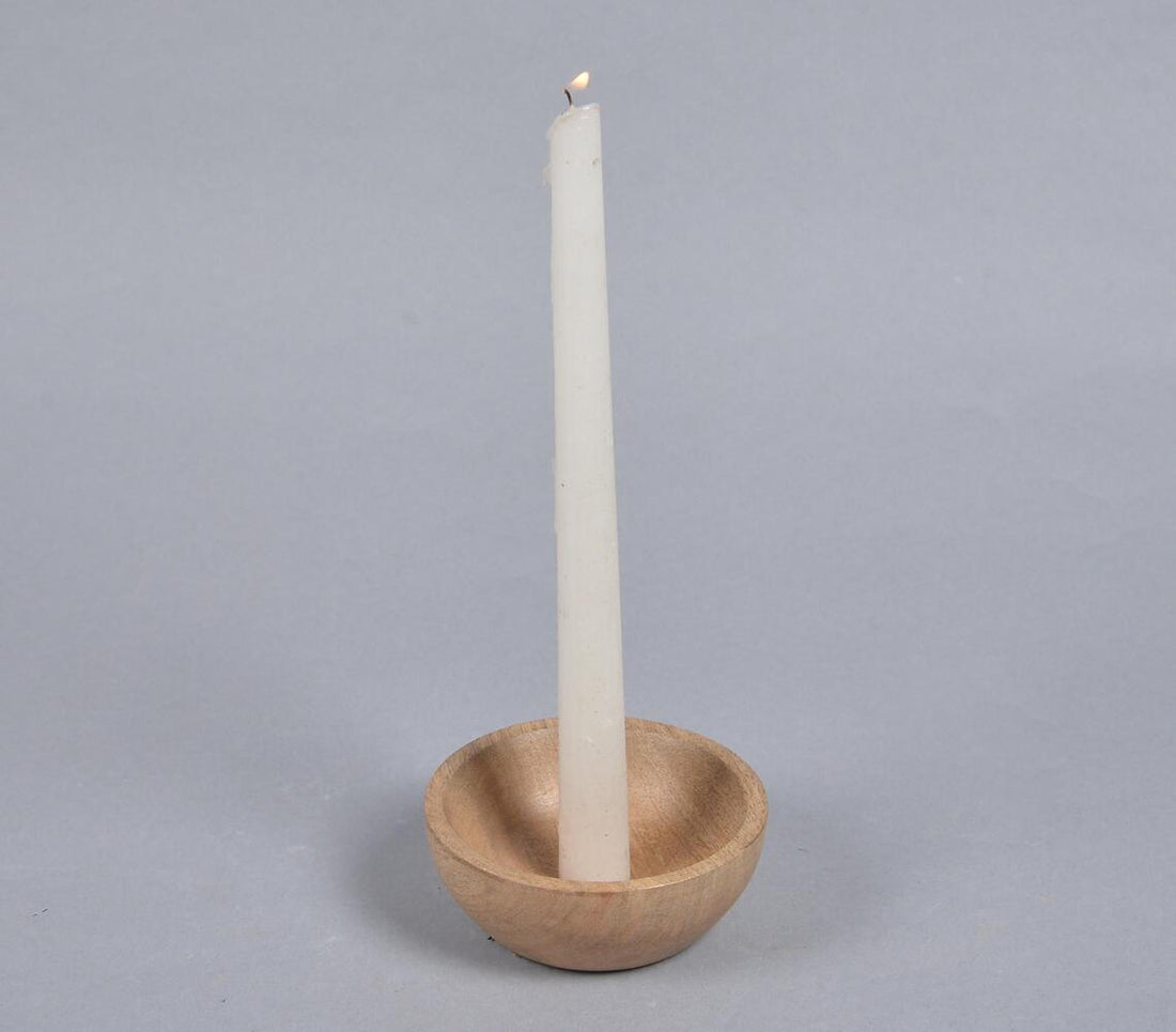 Raw &amp; Earthy Bowl Candle Holder-0