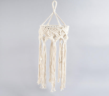 Bohemian Macrame Hanging Lamp-1