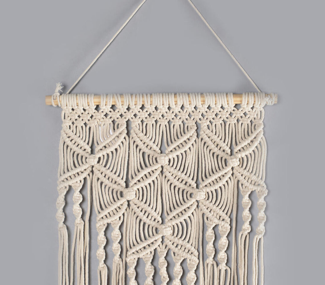 Boho Layered Macrame Wall Hanging-1