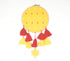 Embroidery Hoop Tasseled Summer Ikat Wall Hanging-0