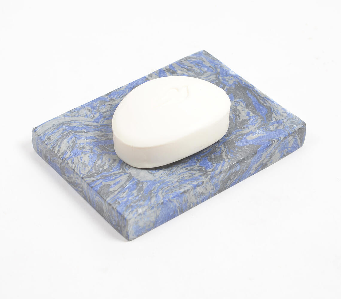 Abstract Textured Handcut Stone Soapdish-0