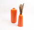 Solid Orange Flower Vases (Set of 2)-0