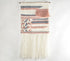 Handwoven Dusty Pink & Cadet Blue Fringed Wall Hanging-0