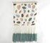 Handwoven & Tufted Terrazzo Wall Hanging with Fringes-0