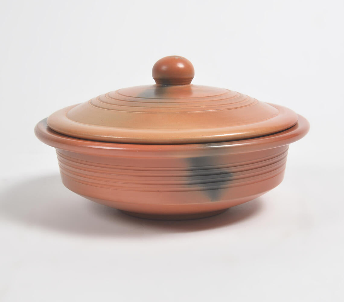 Earthy Terracotta Serving Bowl-0