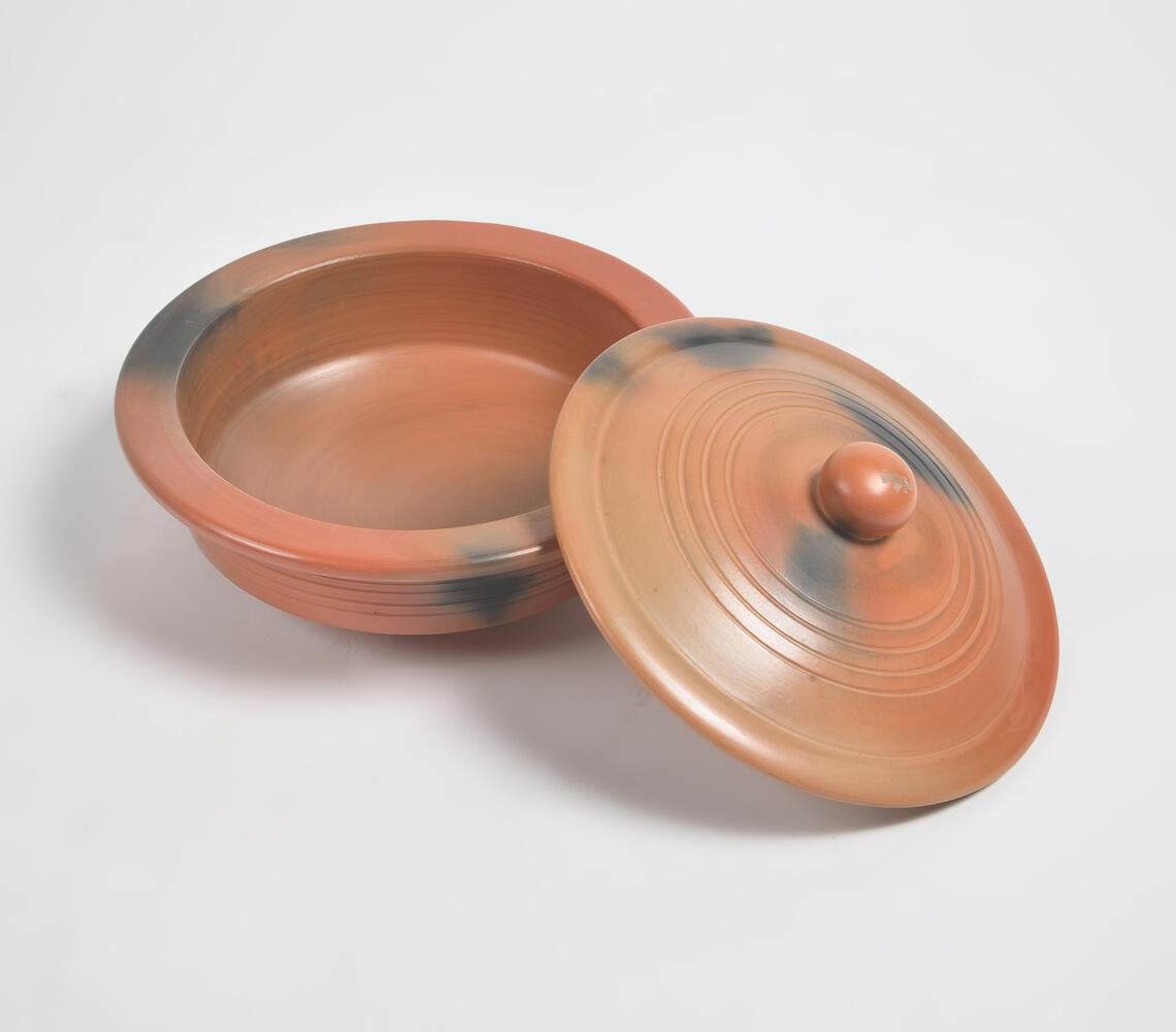 Earthy Terracotta Serving Bowl-1