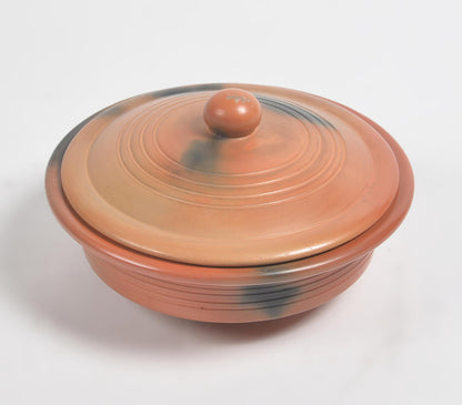 Earthy Terracotta Serving Bowl-2