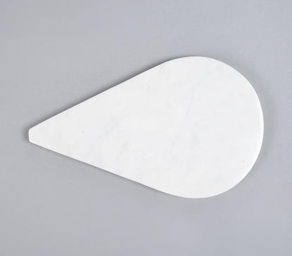 Hand Cut Drop-Shaped Marble Cheese Board-2