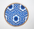 Floral Painted Wooden Serving Platter-0