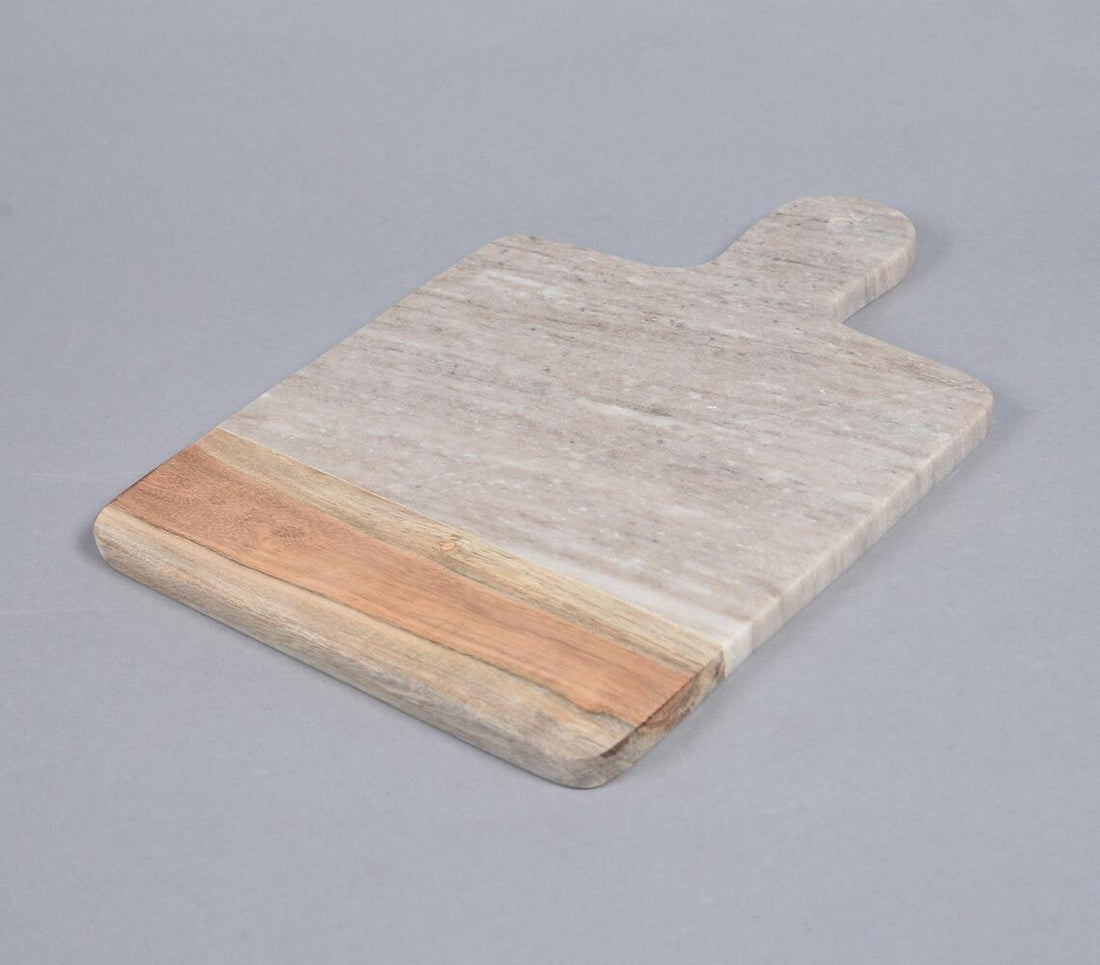 Joint Grey Stone &amp; Wood Chopping Board-1