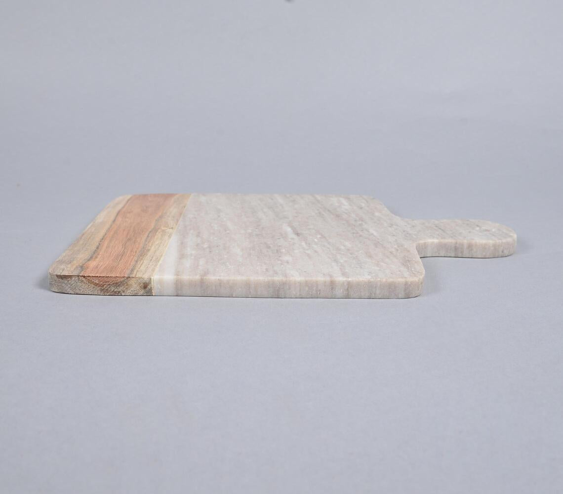 Joint Grey Stone &amp; Wood Chopping Board-2