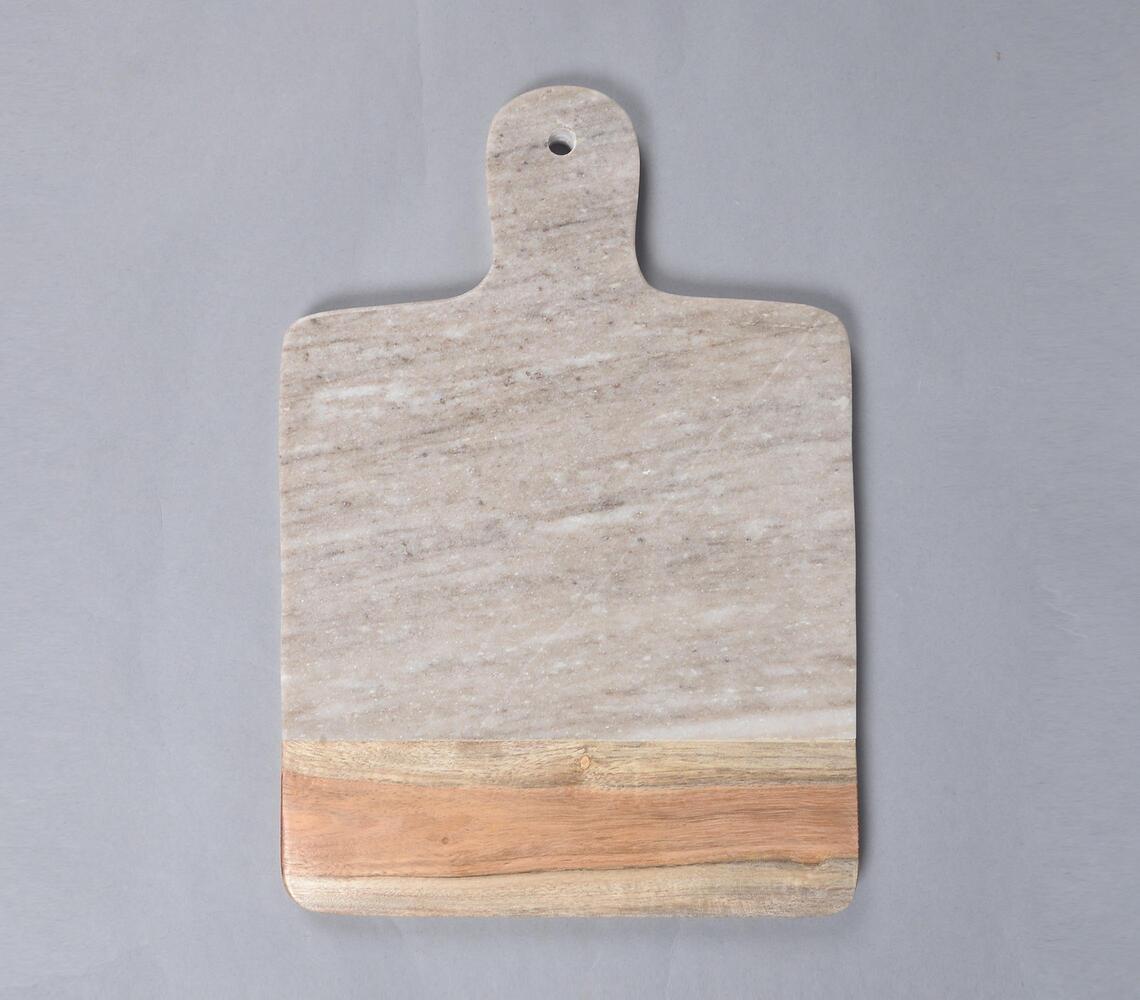 Joint Grey Stone &amp; Wood Chopping Board-3