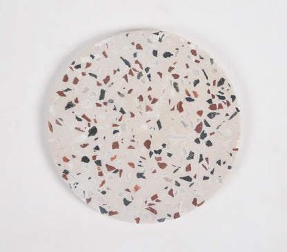 Hand Cut Terrazzo Stone Coasters (Set of 4)-2