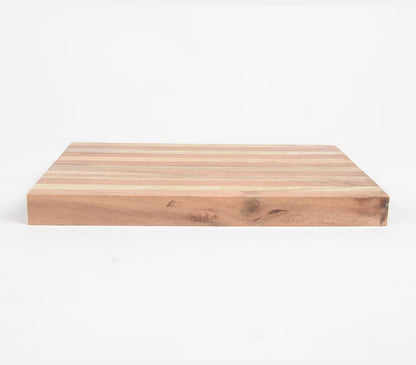 Striped Acacia &amp; Mango Wood Chopping Board-2