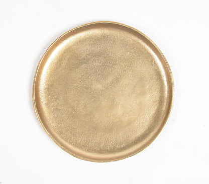 Lacquered Gold-Toned Aluminium Plate-3