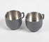 Matte Black Stainless Steel Tea Cups (Set of 2)-0