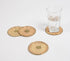 Round Cane & Brass Classic Coasters (Set of 4)-0