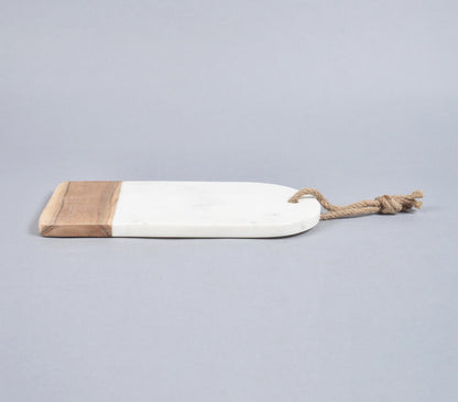 Classic Marble &amp; Wood Cheese Board-3
