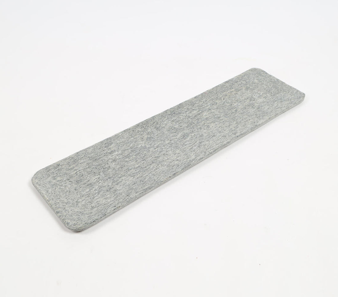 Hand carved Narrow Slate Tray-0