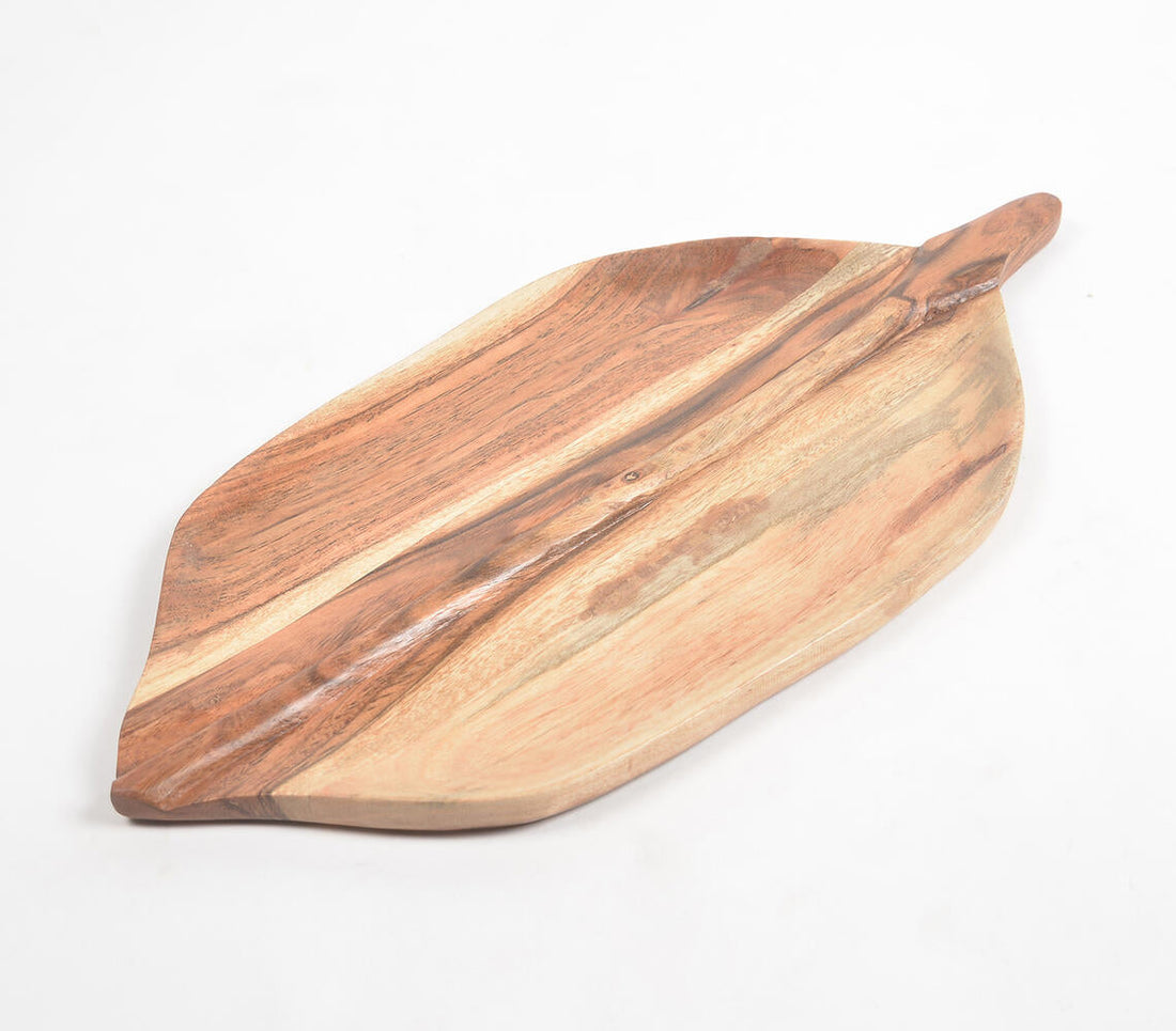 Raw Acacia Wood Platter-1