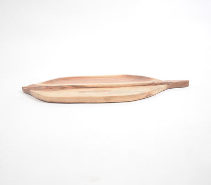 Raw Acacia Wood Platter-3